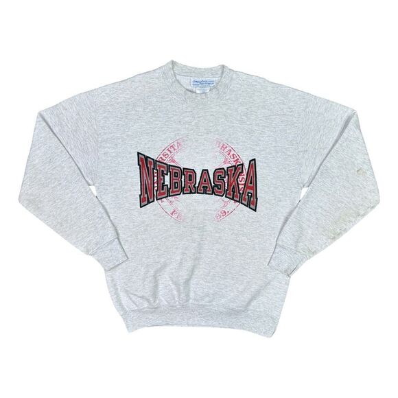 Vintage Campus Park Sportswear University of Nebraska Crew Neck - Size Large - Picture 1 of 7